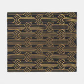 Naadloos Art Deco Pattern. geometrisch minimum Fleece Deken (Voorkant (Horizontaal))