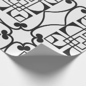 Naadloos Art Deco Pattern. minimalistische ba Cadeaupapier (Hoek)