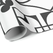 Naadloos Art Deco Pattern. minimalistische ba Cadeaupapier (Rol Hoek)