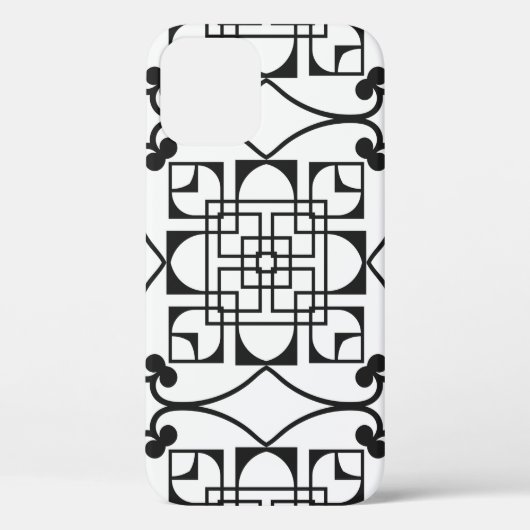 Naadloos Art Deco Pattern. minimalistische ba Case-Mate iPhone Case (Achterkant)