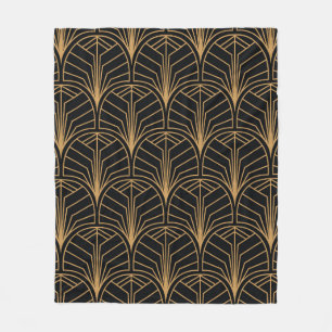 Naadloos Art Deco Pattern. minimalistische ba Fleece Deken