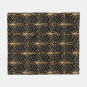 Naadloos Art Deco Pattern.  minimalistische ba Fleece Deken (Voorkant (Horizontaal))