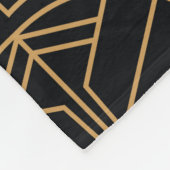 Naadloos Art Deco Pattern.  minimalistische ba Fleece Deken (Hoek)