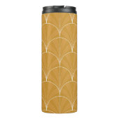 Naadloos Art Deco Pattern. minimalistische ba Thermosbeker (Achterkant)