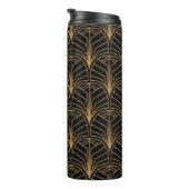 Naadloos Art Deco Pattern. minimalistische ba Thermosbeker (Geroteerd rechts)