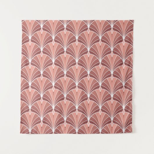 Naadloos Art Deco Pattern. minimalistische ba Wandkleed (Voorkant)