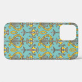 naadloos Art Nouveau Pattern. wand Case-Mate iPhone Case (Achterkant (horizontaal))