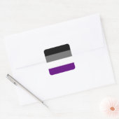 Naadloos Aseksuele Pride Flag Patroon herhalen Vierkante Sticker (Envelop)
