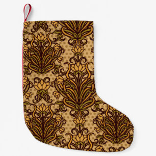 Naadloos behang in nieuwe stijl, Vintage i Kleine Kerstsok