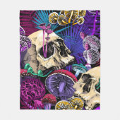 Naadloos behang patroon. Bright Magic Psychedel Fleece Deken (Voorkant)