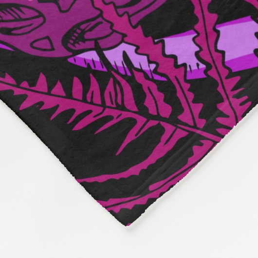 Naadloos behang patroon. Bright Magic Psychedel Fleece Deken (Hoek)