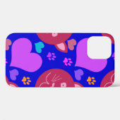 naadloos behangpapier met cartoon en katten Case-Mate iPhone case (Achterkant (horizontaal))