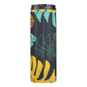 naadloos behangselpapier van tropisch blad thermosbeker (Achterkant)