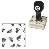 naadloos blad rubberstempel (Gestempeld)