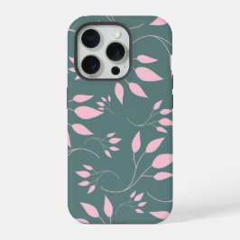 Naadloos bladpatroon iPhone 15 pro case