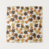 naadloos bladpatroon met grunge-effect wandkleed (Voorkant (horizontaal))