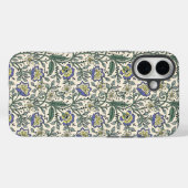 Naadloos blauw, geel en wit bloempatroon Case-Mate iPhone case (Achterkant (horizontaal))