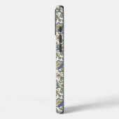 Naadloos blauw, geel en wit bloempatroon Case-Mate iPhone case (Achterkant / Links)