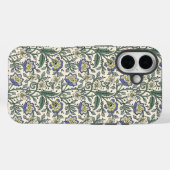 Naadloos blauw, geel en wit bloempatroon Case-Mate iPhone case (Achterkant (horizontaal))