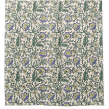 Naadloos blauw, geel en wit bloempatroon 