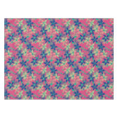 Naadloos bloemen patroon helder rood tafelkleed (Voorkant (Horizontaal))