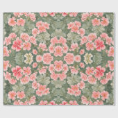 Naadloos bloemenpatroon Geranium bloemen Cadeaupapier (Vlak)