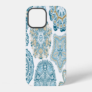 Naadloos bloemenplein: kopieerbetegeling iPhone 12 hoesje