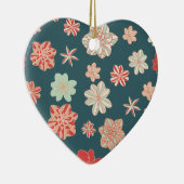 Naadloos Bloemmotief Keramisch Ornament (Rechts)