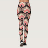  naadloos bloemmotief leggings (Achterkant)