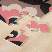 naadloos bloemmotief legpuzzel (Zijkant)