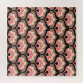naadloos bloemmotief legpuzzel (Horizontaal)