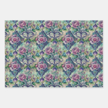 Naadloos Bloemmotief Meubel Decoupage