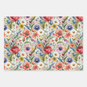 Naadloos Bloemmotief Meubel Decoupage Inpakpapier Vel