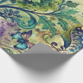 Naadloos Bloemmotief Meubel Decoupage Papier (Hoek)