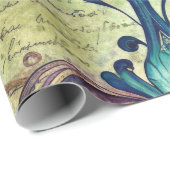 Naadloos Bloemmotief Meubel Decoupage Papier (Rol Hoek)