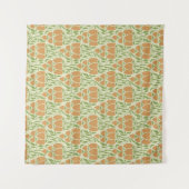 Naadloos bloemontwerp in Art Nouveau Wandkleed (Voorkant (horizontaal))