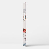 naadloos bloemontwerp met lichte achtergrond Case-Mate iPhone case (Achterkant / Rechts)