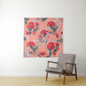 Naadloos  bloemontwerp met rozen. wandkleed (In situ)