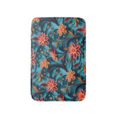 Naadloos bloempapieren patroon Bath Mat (Voorkant Verticaal)