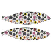  naadloos bloempatroon bevestigen basketbal (Panelen)