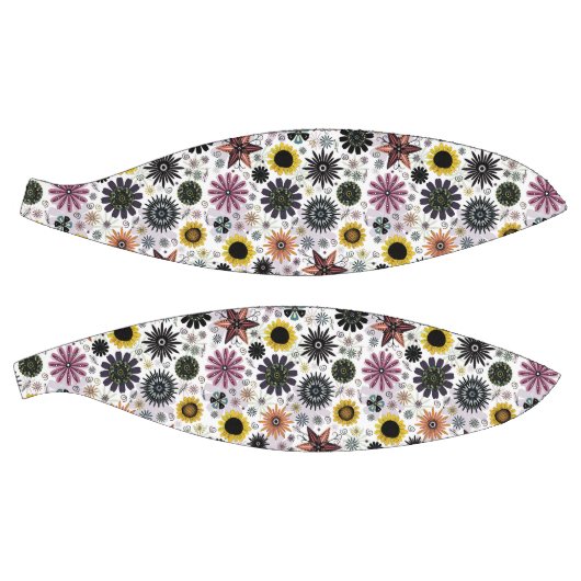  naadloos bloempatroon bevestigen basketbal (Panelen)