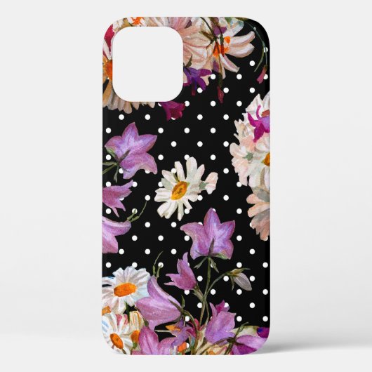 Naadloos bloempatroon. Bouquet van wilde bloemen w Case-Mate iPhone Case (Achterkant)