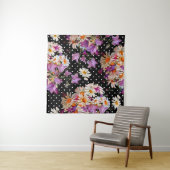 Naadloos bloempatroon. Bouquet van wilde bloemen w Wandkleed (In Situ (horizontaal))