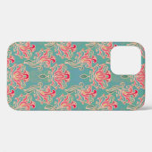Naadloos bloempatroon Case-Mate iPhone case (Achterkant (horizontaal))