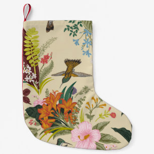 naadloos bloempatroon. Exotic fl Kleine Kerstsok