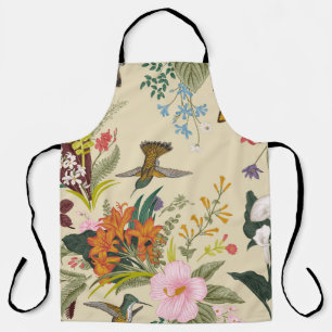naadloos bloempatroon. Exotic fl Schort