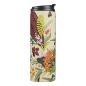 naadloos bloempatroon. Exotic fl Thermosbeker (Gedraaid links)