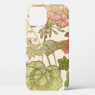 Naadloos bloempatroon. Groene bladeren, roze kieze Case-Mate iPhone Case