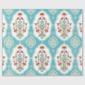  naadloos bloempatroon in oosterse stijl cadeaupapier (Vlak)