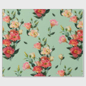 Naadloos bloempatroon in Victoriaans stijl. Bouque Cadeaupapier (Vlak)